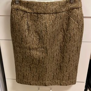 Bronze high waisted skirt
